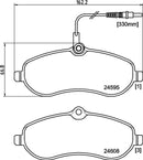 Mintex Brake Pad Set fits -Citroën Fiat Peugeot Toyota MDB2901 (also fits other vehicles)