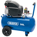 Draper Air Compressor 50lt-2HP 230v - 24981