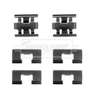 Borg & Beck Fitting Kit -  Pads  - BBK1485 fits Rover 400 Series 95-00