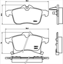 Brembo Brake Pad Set - P59045