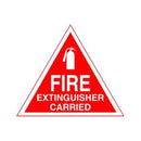 Outdoor Vinyl Sticker - Red - Fire Extinguisher Carrier - V145