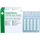 Safety First Aid HypaClens Sterile Eye Wash Pods - E401APK25