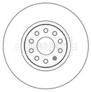 Borg & Beck Brake Disc Single  - BBD5978S fits Seat Alhambra,VW Sharan 06/10-