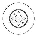 Borg & Beck Brake Disc (Pair)  - BBD4097