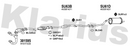 Klarius 301595 - Front Pipe For Cat  - Fits Subaru Forester 2.0i