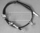Borg & Beck Brake Cable - BKB3402 fits Toyota MR2 1.8 08/02-12/06
