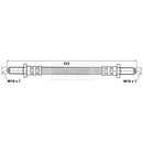 Borg & Beck Brake Hose  - BBH6513 fits Saab 90,99,900  74-87