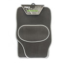 Pma Universal Luxury Car Mat Set - 4 Piece Grey - PCM4505