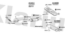 Klarius AU443J - Box With Centre Pipe  - Fits Audi A3 1.6i