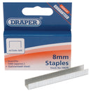 Draper 8MM Staples-(BOX Of 1000) HT - 10639