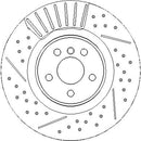 Disctech Brake Disc (Single) - Fits Bmw - ABD4076 - Rear Axle Left