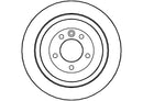 Disctech Brake Disc (Single) - Fits Alfa romeo, Land rover - ABD2883 - Front Axle