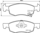 Mintex Brake Pad Set fits -Opel Vauxhall MDB3772 (also fits other vehicles)