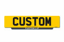 Standard Rear Lipped 4D Eco Number Plate 520 X 127