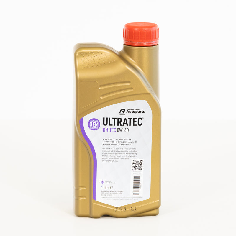 Ultratec RN-TEC 0W40 - 1 Litre Engine Oil