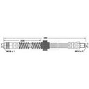 Borg & Beck Brake Hose  - BBH6639 fits PSA Berlingo, Partner 96-09