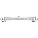 Borg & Beck Brake Hose  - BBH6380 fits Merc.E,S,SL Class,T1