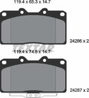 Textar Brake Pad Set - 2428601