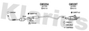 Klarius GM325A - Box With Centre Pipe  - Fits Opel Astra G 1.7DTi