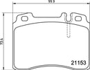 Mintex Brake Pad Set fits -MercedesBenz MDB1503 (also fits other vehicles)