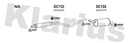 Klarius DC11D - Box With Centre Pipe  - Fits Dacia Duster 1.6