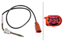HELLA 6PT 010 376-861 Sensor, exhaust gas temperature - 2-pin connector