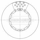 Borg & Beck Brake Disc - BBD32641