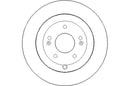 Disctech Brake Disc (Single) - Fits Hyundai, Kia - ABD2994 - Rear Axle