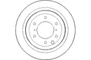 Disctech Brake Disc (Single) - Fits Mitsubishi, Suzuki - ABD3137 - Rear Axle