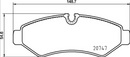 Brembo Brake Pad Set - P50155