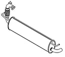 Klarius RN1031B - Box With Tail Pipe  - Fits Renault Twingo III 1.0SCE 70
