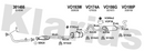 Klarius 301466 - Front Pipe For Cat  - Fits Volvo 940 2.0i,2.3i