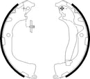 Mintex Brake Shoes fits -Volkswagen MFR708 (also fits other vehicles)