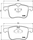 Brembo Brake Pad Set - P59049