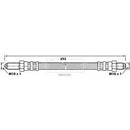 Borg & Beck Brake Hose  - BBH6385 fits Land Rover,LDV 400,Sherpa