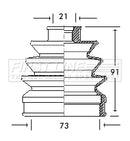 First Line CV Boot Kit  - FCB2061