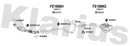 Klarius FE1008H - Centre Pipe  - Fits Ford Galaxy 1.8TDCi