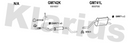 Klarius GM742K - Box With Centre Pipe  - Fits Opel Meriva B 1.4