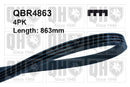 QH V-Ribbed Drive Belt - QBR4863