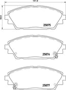 Mintex Brake Pad Set fits -Mazda MDB3417 (also fits other vehicles)
