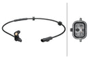 HELLA 6PU 012 679-211 Sensor, wheel speed - 2-pin connector