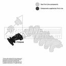 First Line Air Filter Hose  - FTH1644 fits Ford Focus II 1.6TDCi 05-08