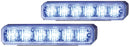 HELLA 2XD 012 160-821 LED-Strobe-type Beacon - BST - 12/24V - Red - Quantity 2