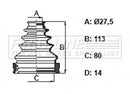 First Line Cv Joint Boot Kit  - FCB6393 fits Toyota Landcruiser