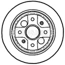 Borg & Beck Brake Disc (Pair)  - BBD4988