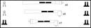 Intermotor Ignition Lead Set - 73628