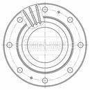 Borg & Beck Brake Disc - BBD32597