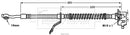 Borg & Beck Brake Hose  - BBH7630 fits Kia Venga 09-