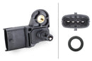 HELLA 6PP 009 400-521 Sensor, boost pressure - 5V - 3-pin connector