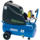 24L Oil-Free Air Compressor (1.1kW)